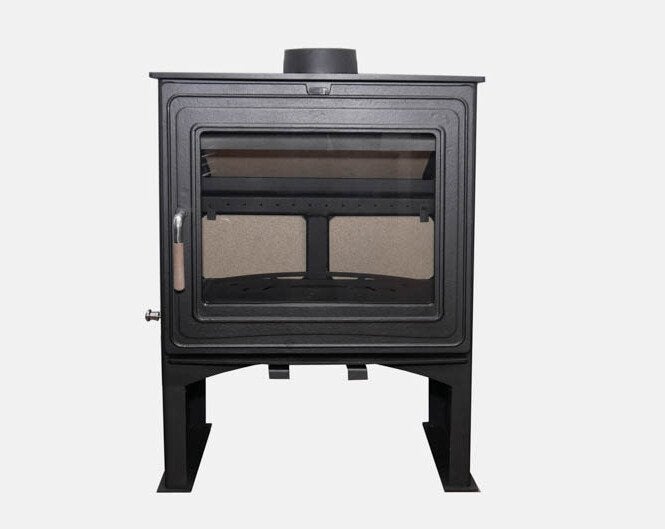 Stalen Houtkachel | Model K12-L (12 KW), Niet ingevuld, Niet ingevuld, Ophalen of Verzenden, Vrijstaand