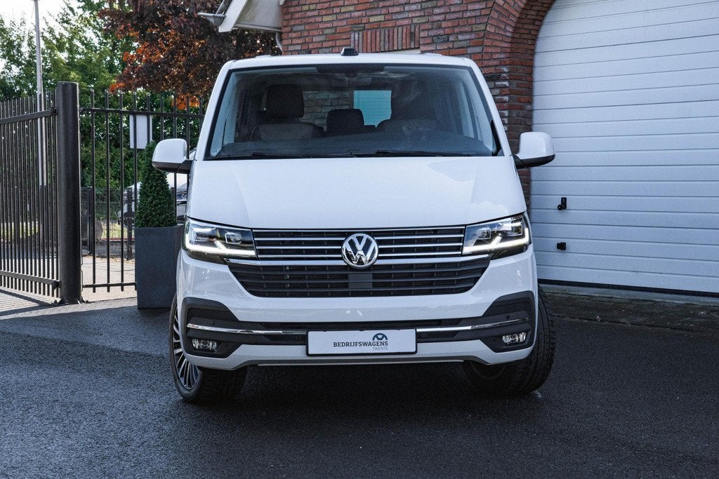 Volkswagen Transporter T6.1 204 PK DSG CARAVELLE L2H1 A-KLEP, Auto's, Stof, 4 cilinders, Volkswagen, Wit
