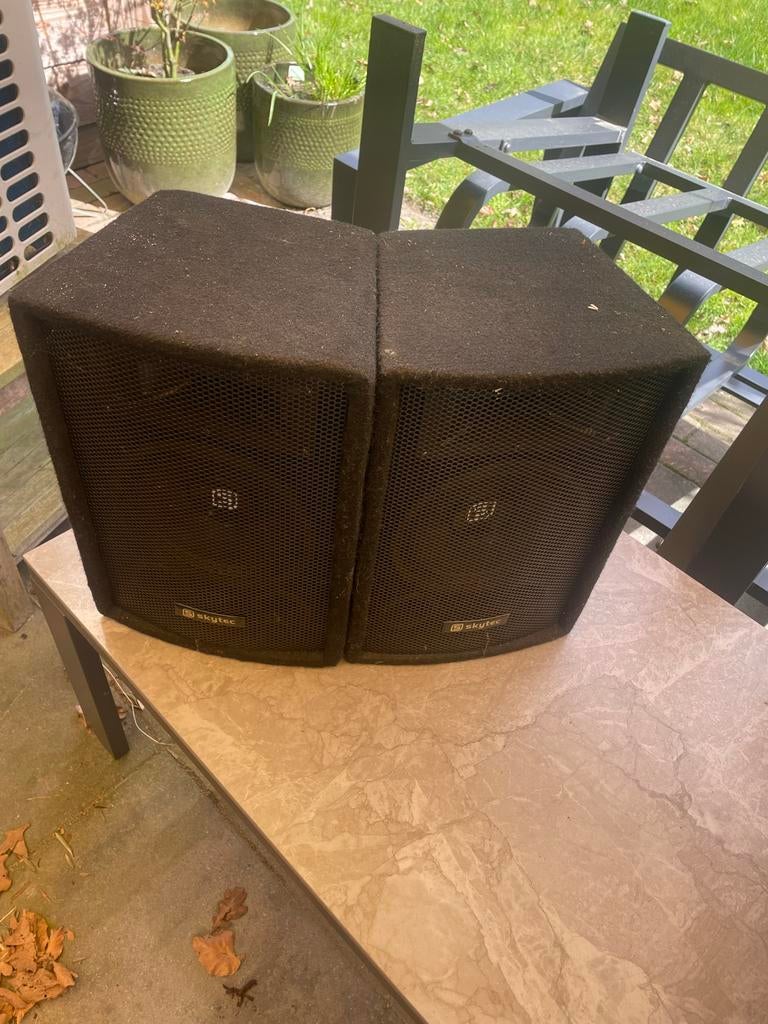 Set van 2 speakers, Gebruikt, 120 watt of meer, Front, Rear of Stereo speakers, Ophalen