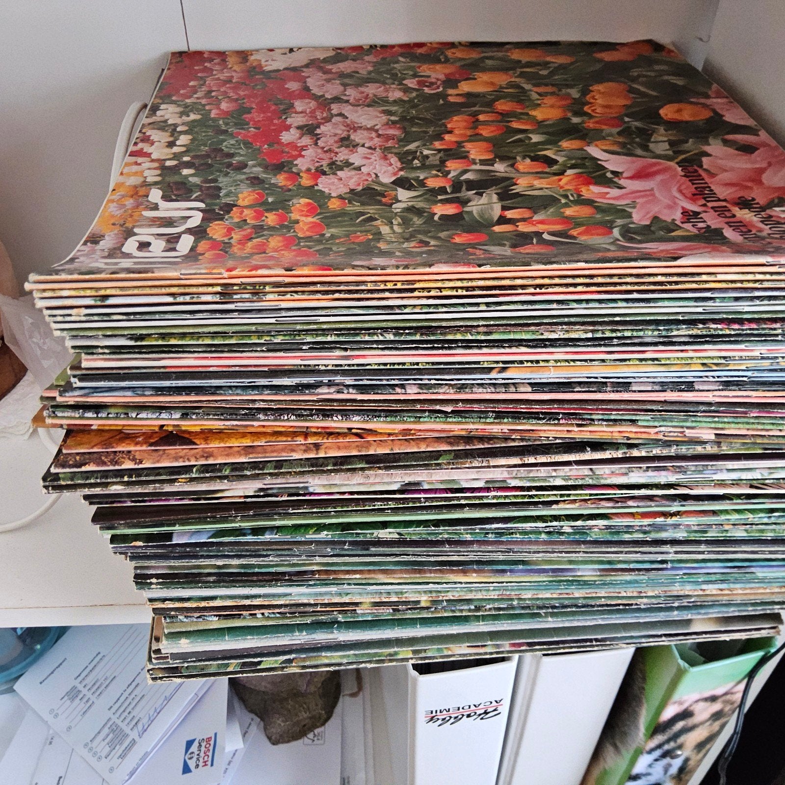 Hele stapel oude fleur tijdschriften, Ophalen, Gelezen, Overige typen
