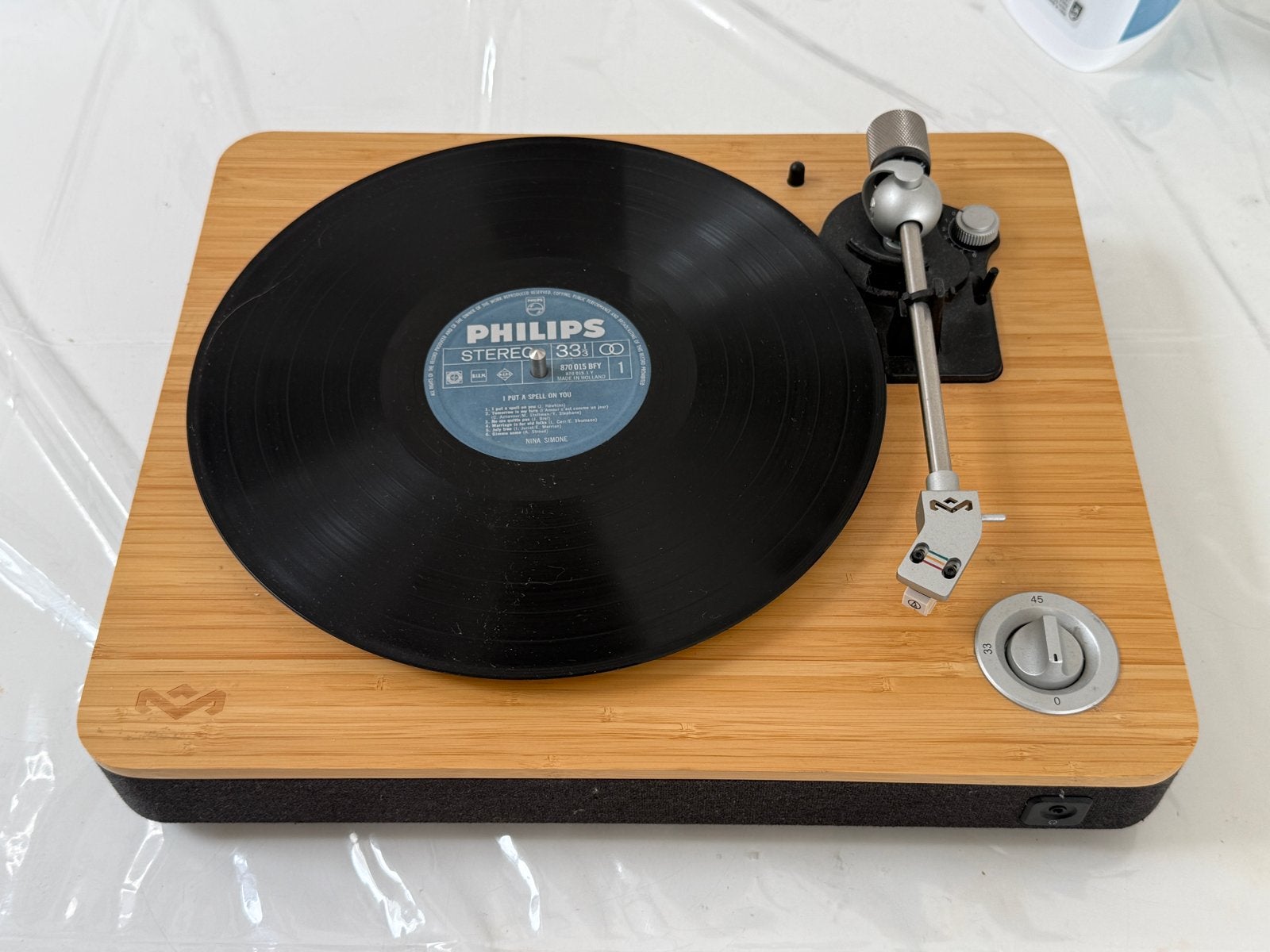Marley platenspeler - Werkt perfect, zonder stofkap, Gebruikt, Marley, Marley, USB-aansluiting