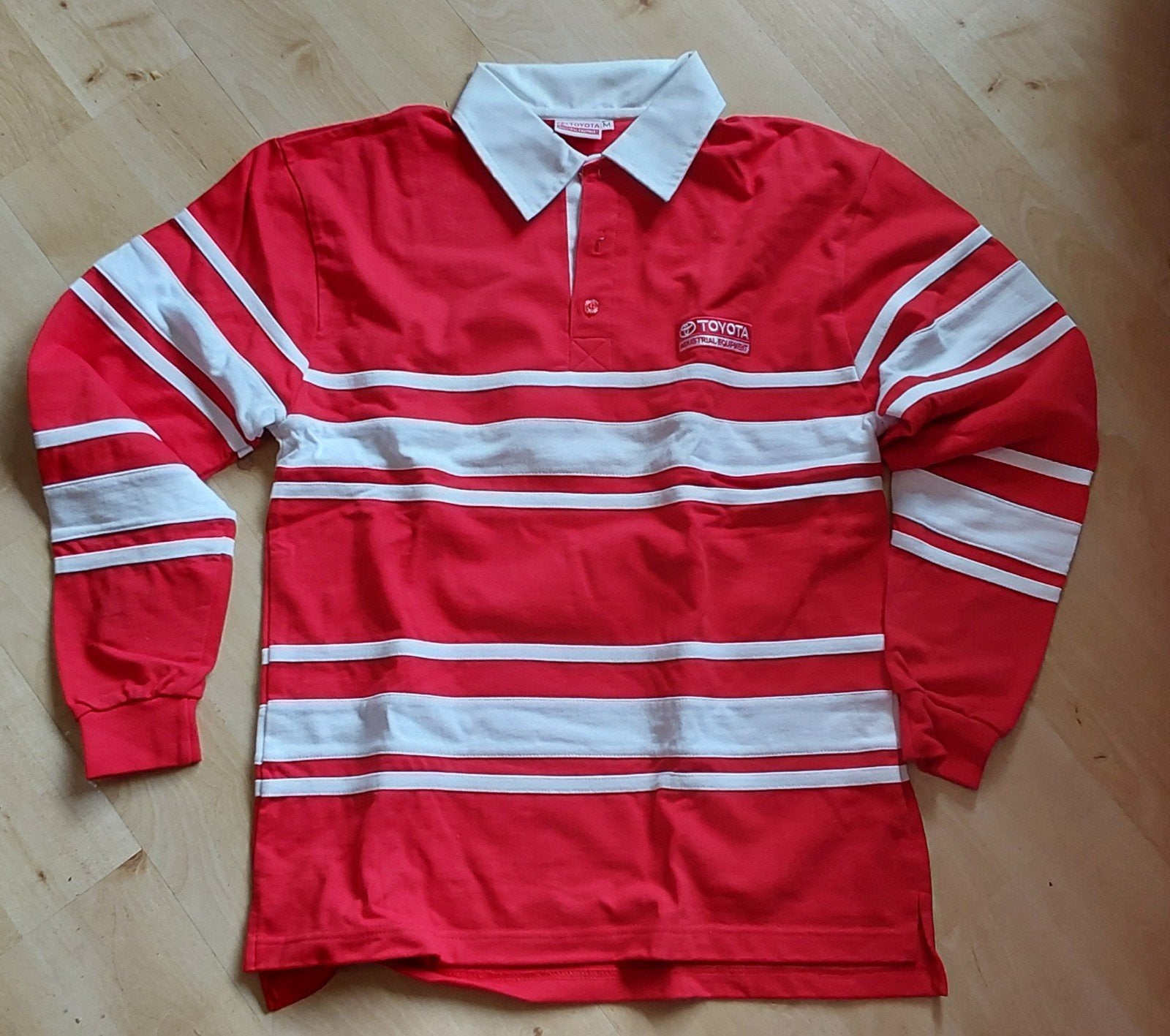 Vintage Toyota Industrial Equipment Rugby Shirt, Ophalen, Zo goed als nieuw, Toyota