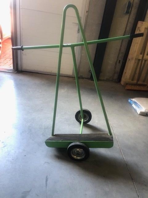 platenkar  fabrikaat Wanzl, Doe-het-zelf en Verbouw, Transportwagens, 100 liter of meer, Ophalen, Zo goed als nieuw, Transportkar