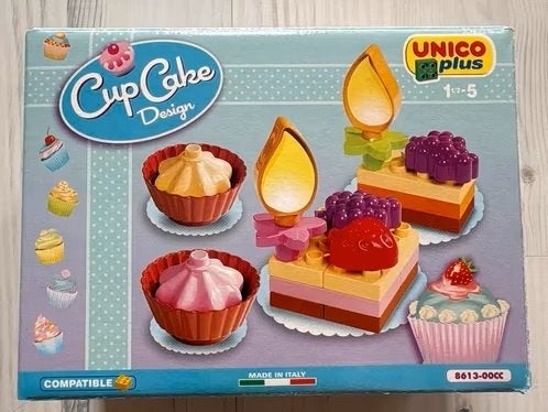 Unico Plus CupCake Design Bouwstenen, Ophalen of Verzenden, Zo goed als nieuw, Overige merken