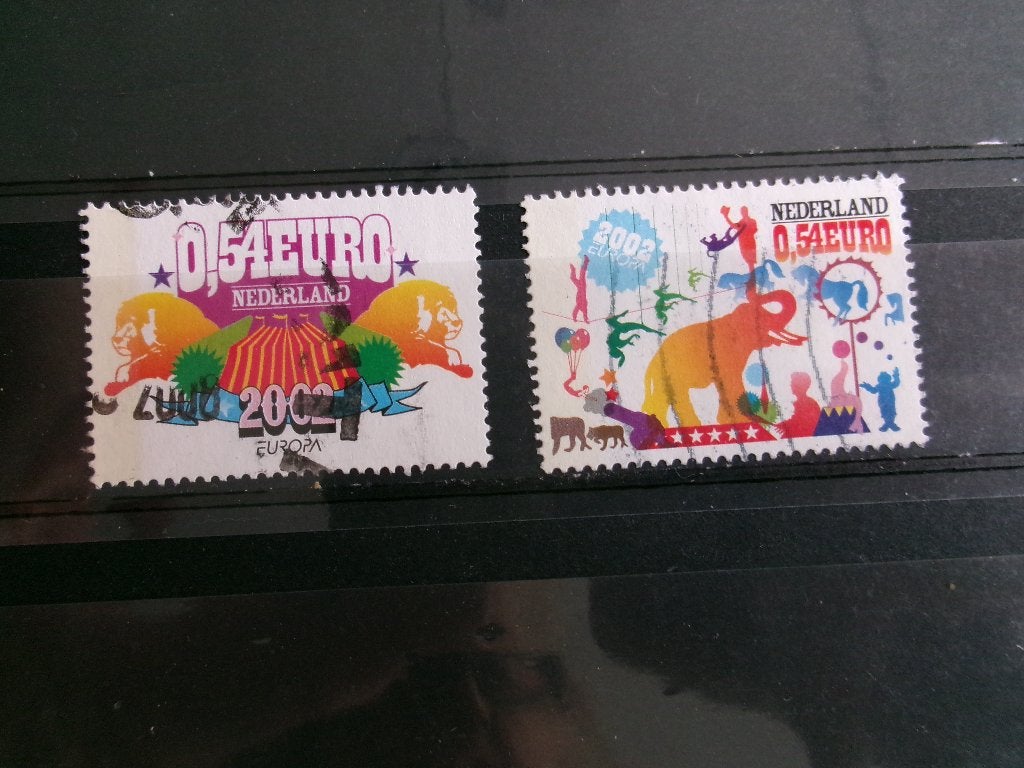 2002 - europa, circus (696g), Postzegels en Munten, Postzegels | Nederland, Verzenden, Gestempeld