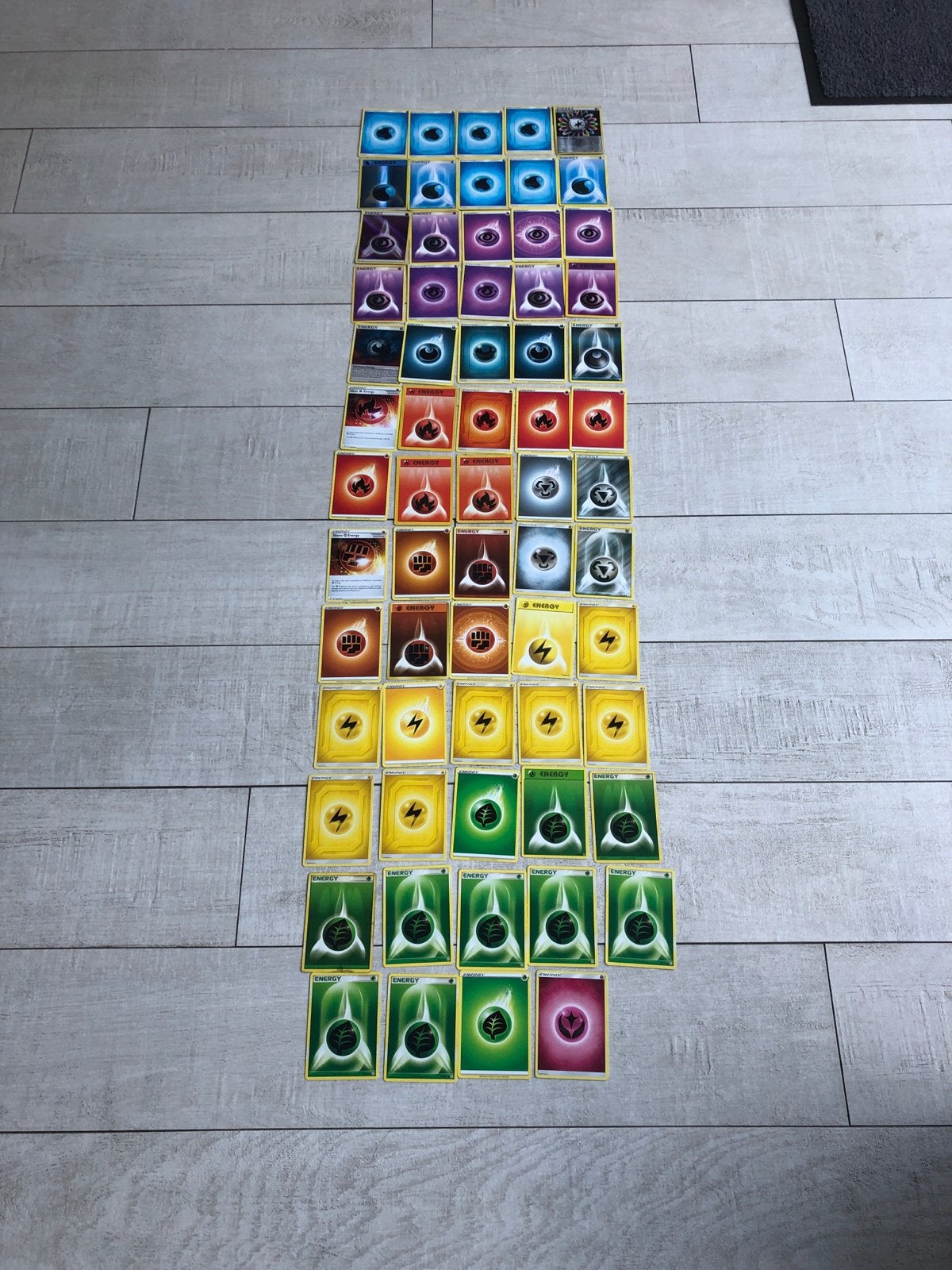 Pokemon(Energie)kaarten, Ophalen of Verzenden, Gebruikt, Meerdere kaarten