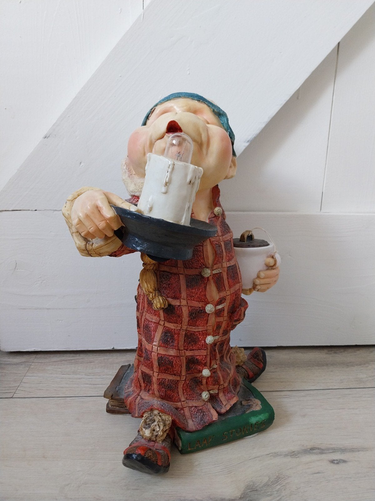 Efteling Laaf Lapie beeldje met nachtlampje (defect), Ophalen of Verzenden