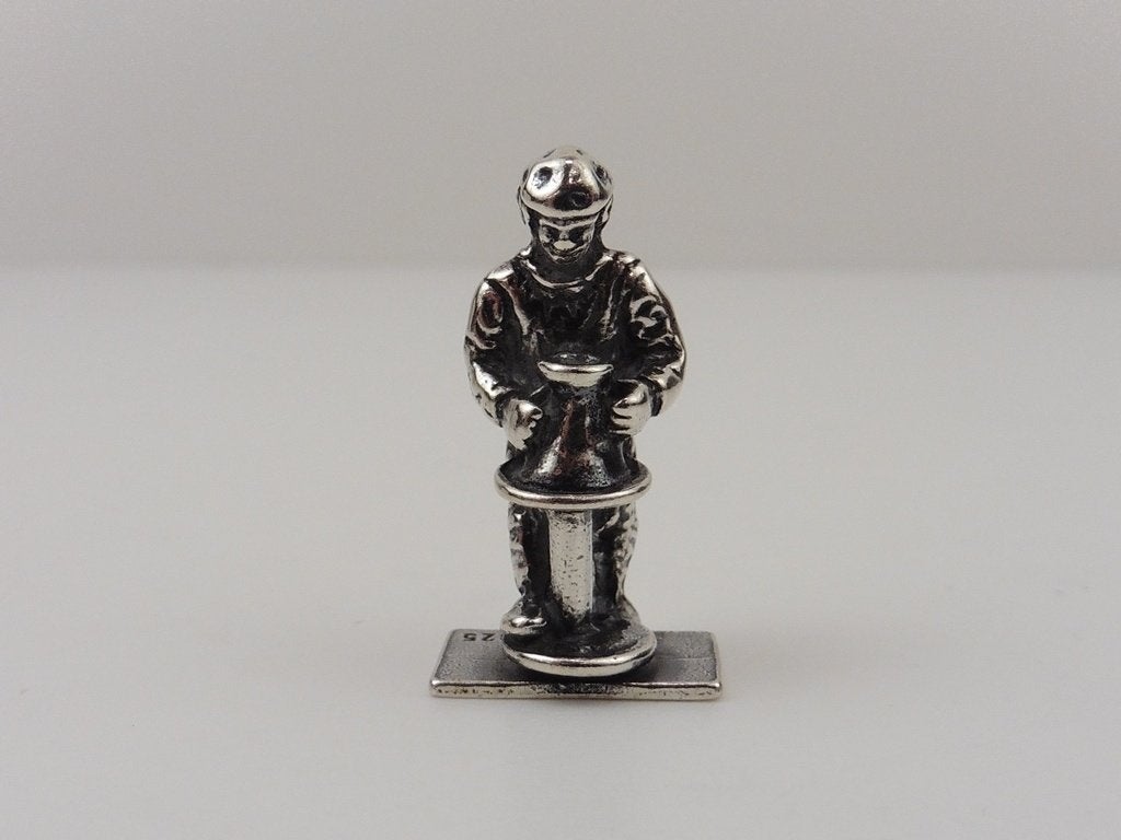 Zilveren miniatuur Pottenbakker                         Z158, Antiek en Kunst, Antiek | Goud en Zilver, Zilver, Ophalen of Verzenden