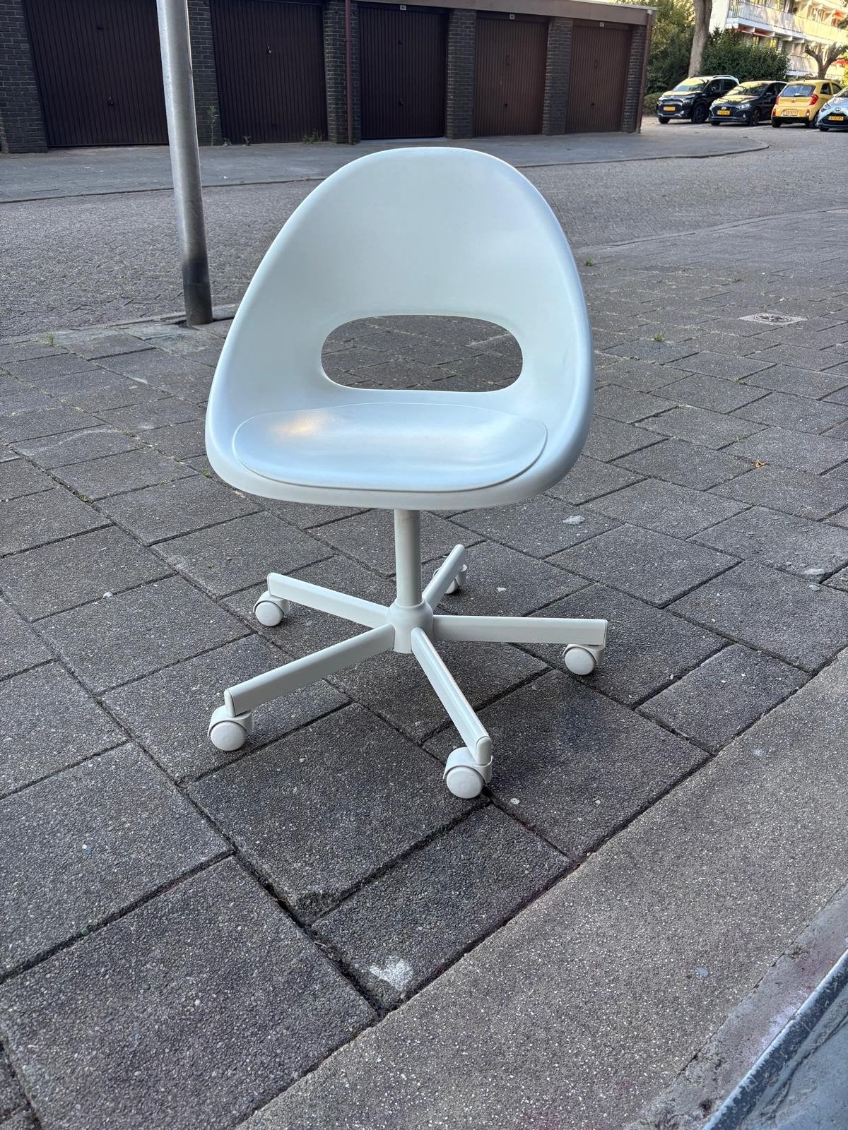 bureaustoel, Ophalen, Zo goed als nieuw, Wit