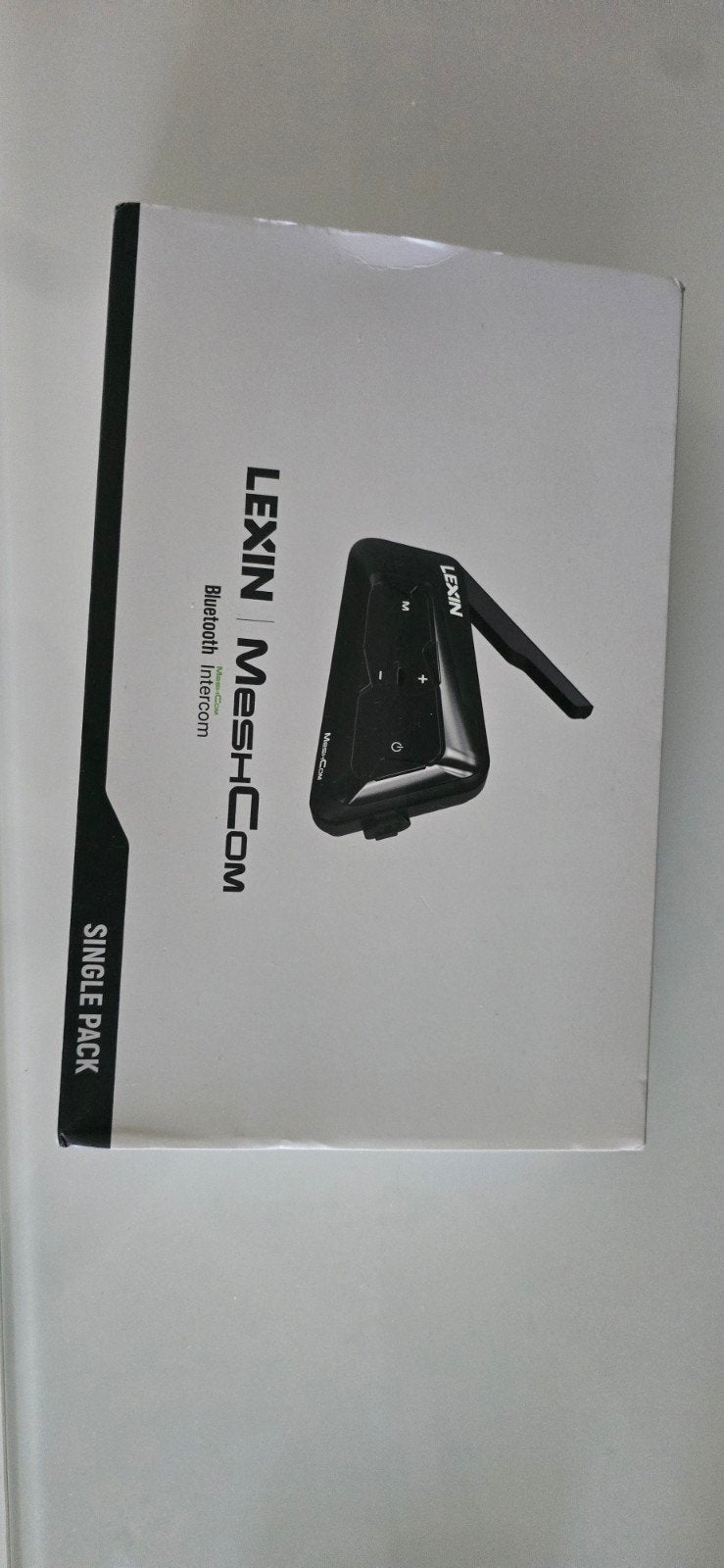 Lexin Meshcom Bluetooth Intercom - Single Pack, Motoren, Ophalen of Verzenden, Nieuw