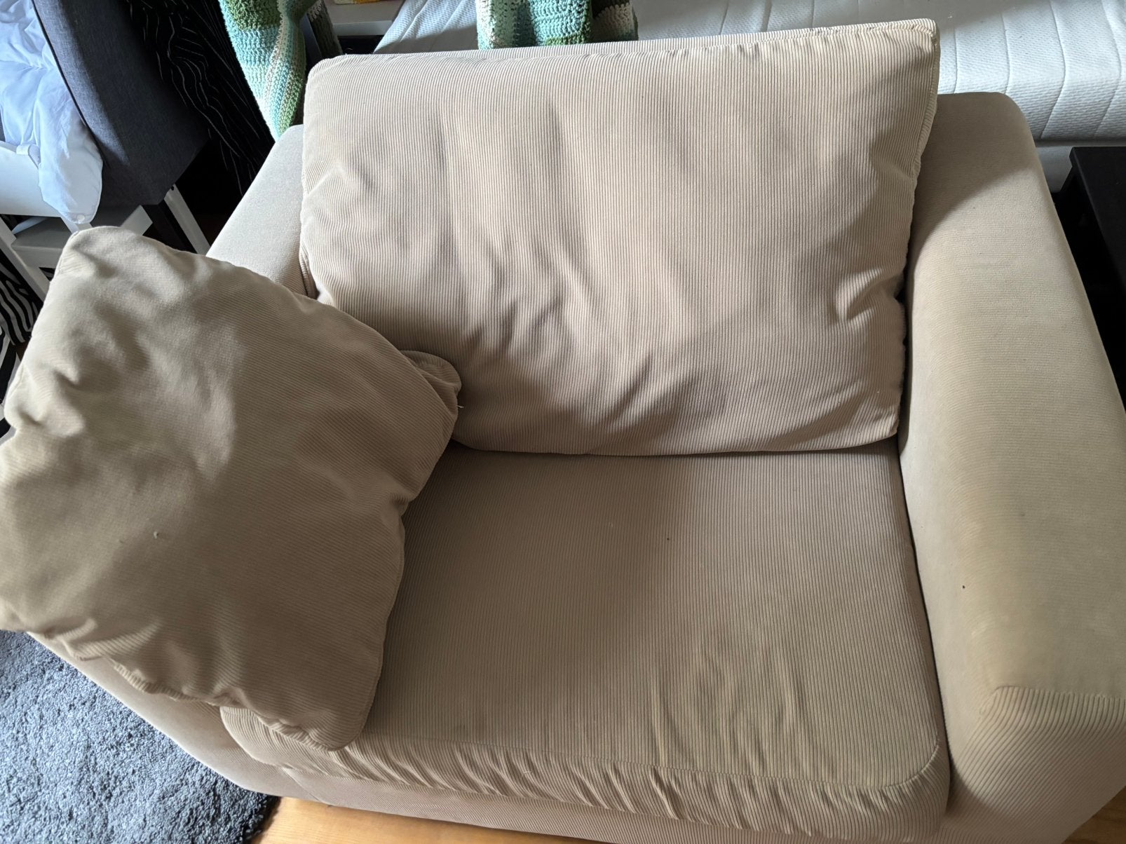 Gratis!Loveseat!GRATIS! Afhalen!, Ophalen, Gebruikt, Eenpersoons, 75 tot 100 cm