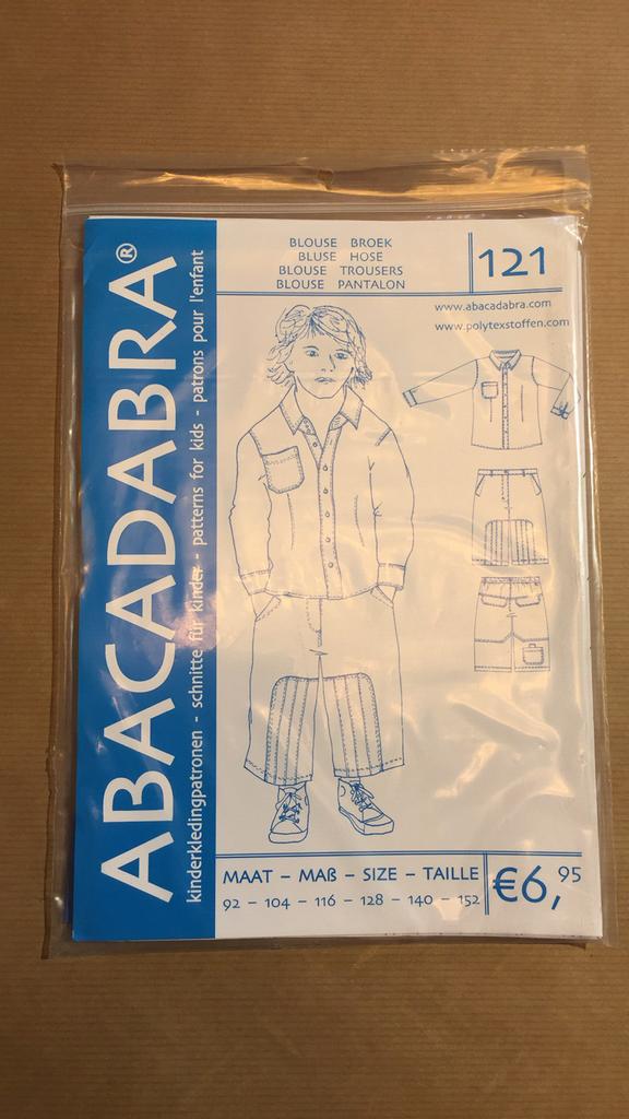 Abacadabra patroon 121 blouse en broek 92-152, Kind, Overige typen, Gebruikt, Burda