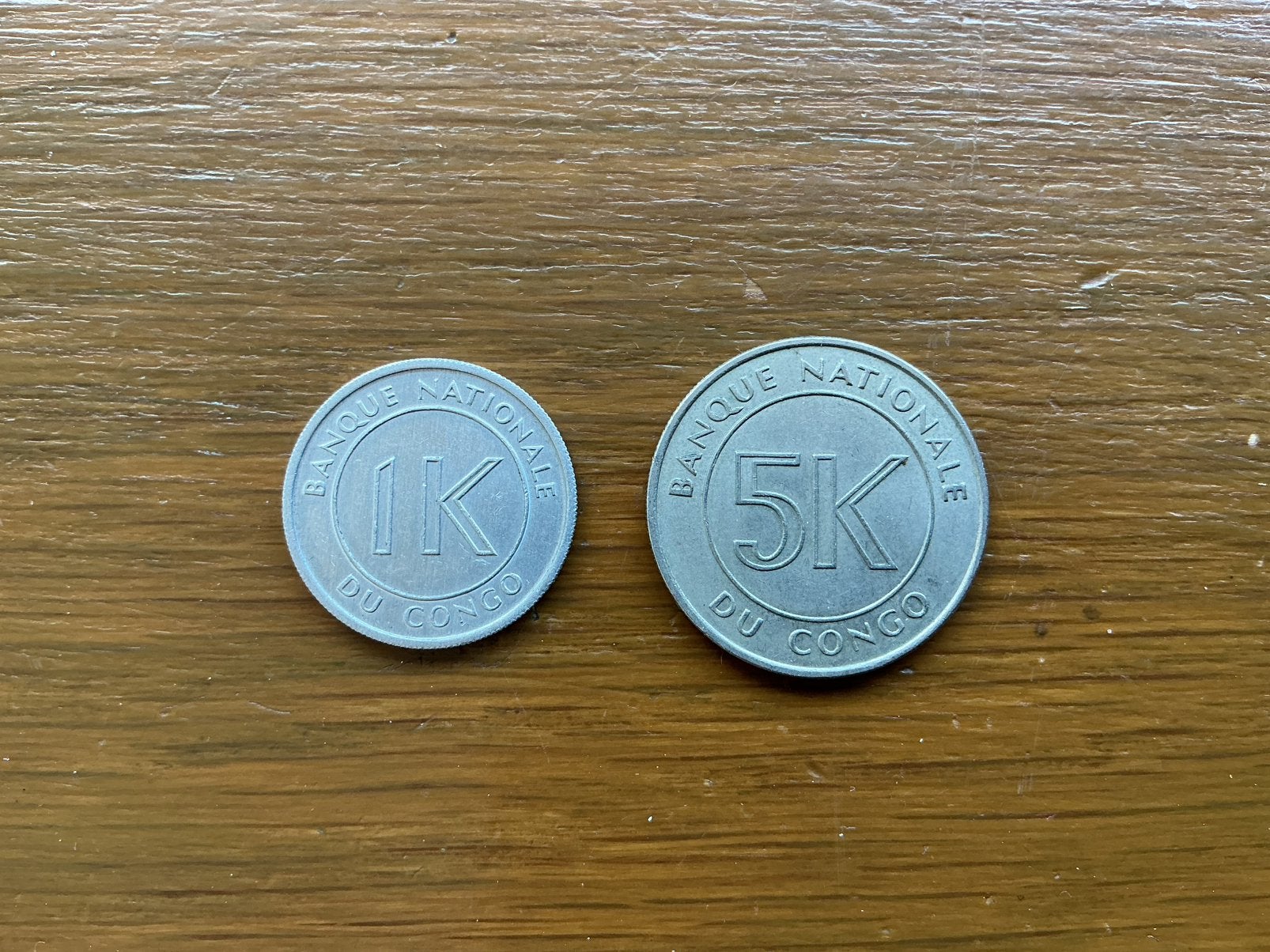 Munten Belgisch Congo, Verzenden, Overige landen, Setje