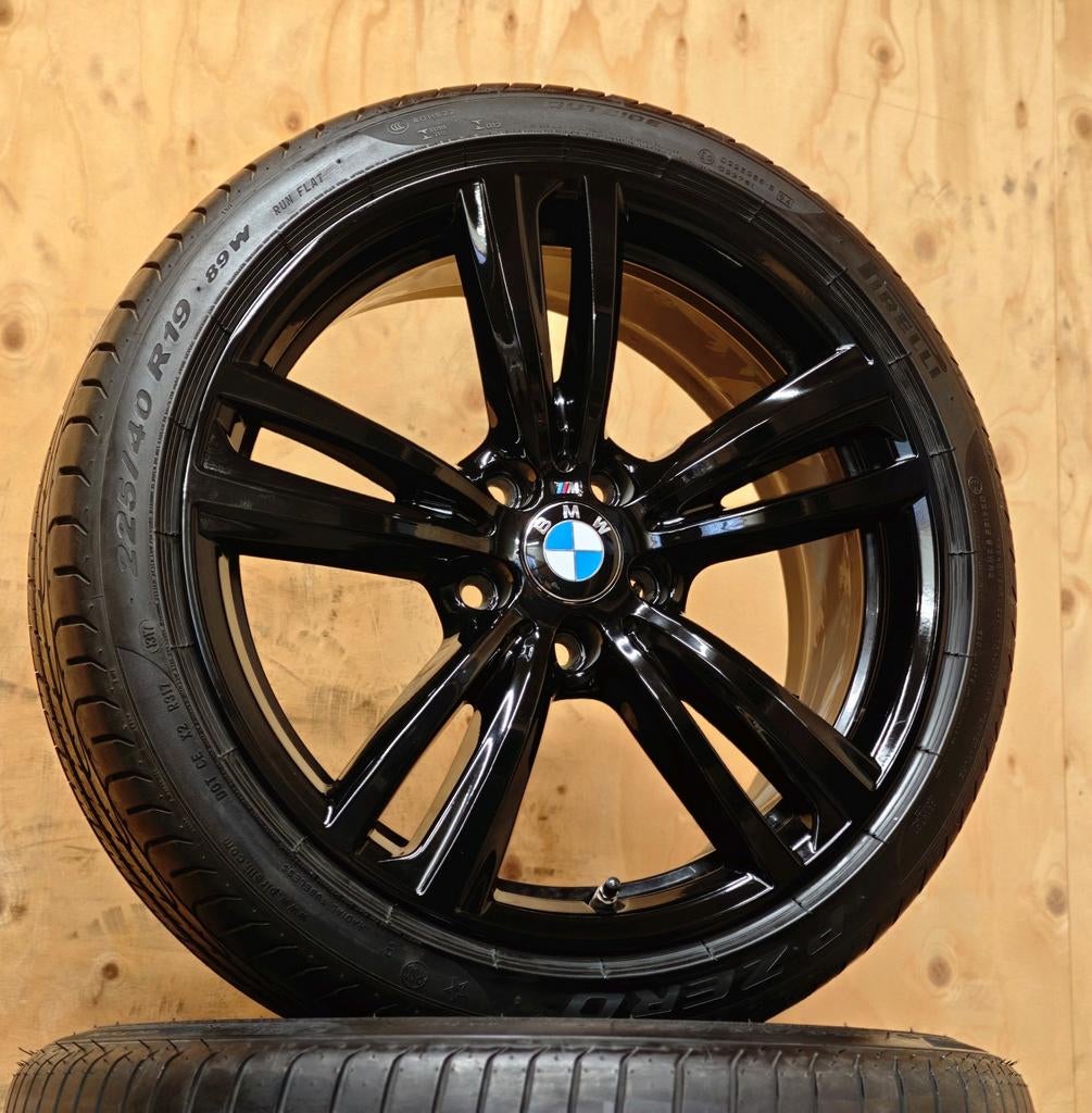 Org. 19" BMW 442M 3 & 4 serie F30 F31 F32 F33 F36 velgen, 19 inch, Gebruikt, Bmw, Banden en Velgen