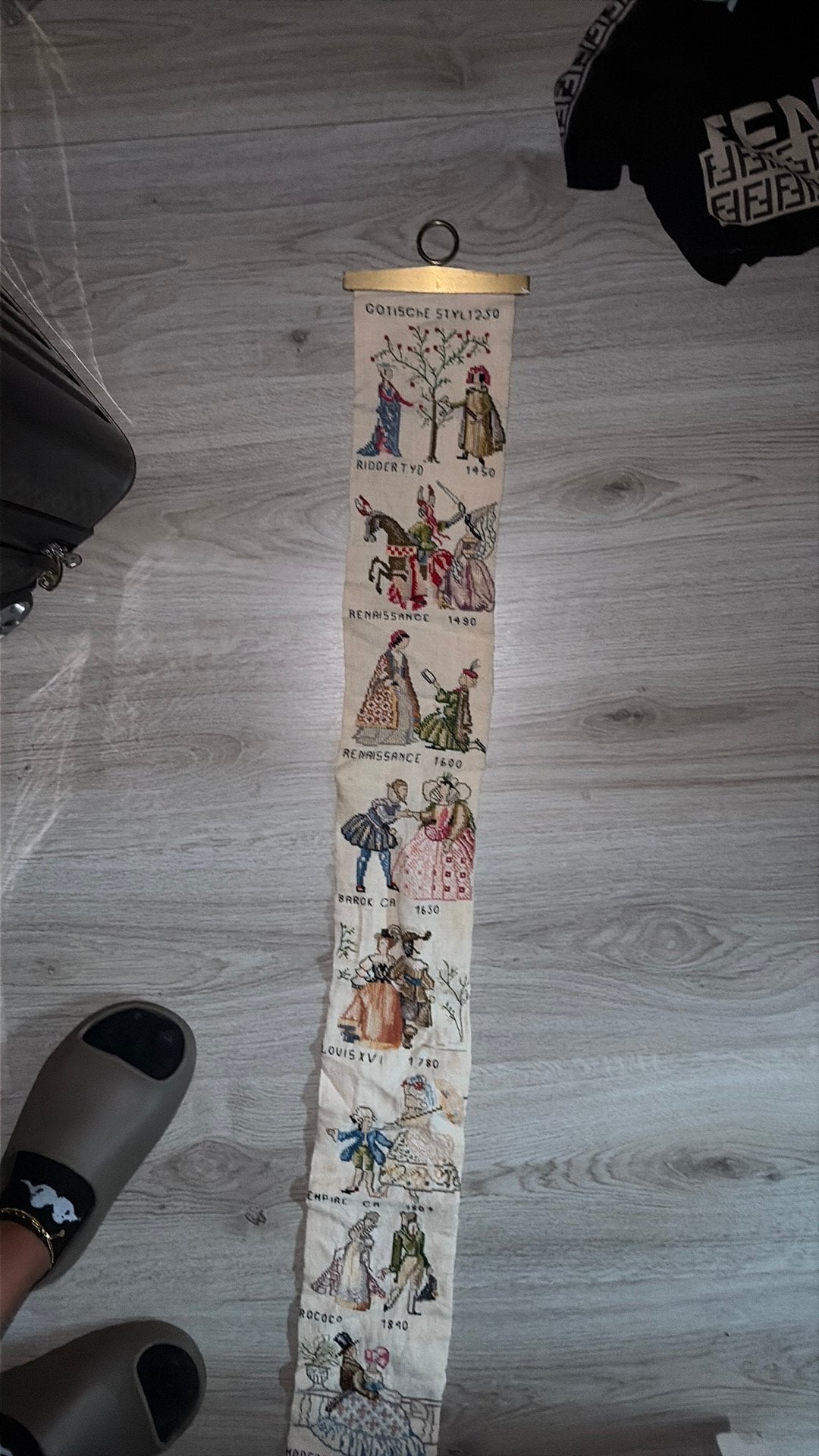 Handgemaakt antiek kleedje muur, Ophalen of Verzenden