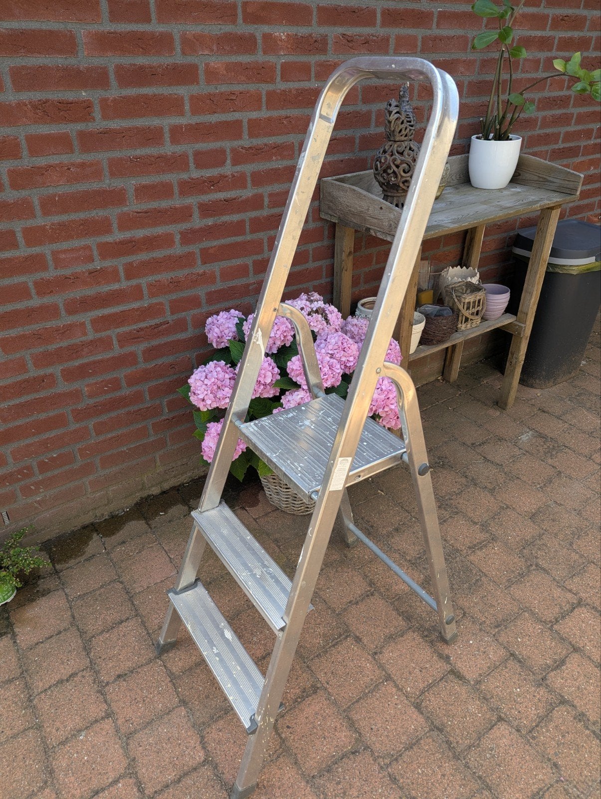 Huishoudtrap, Ophalen, Gebruikt, Minder dan 2 meter