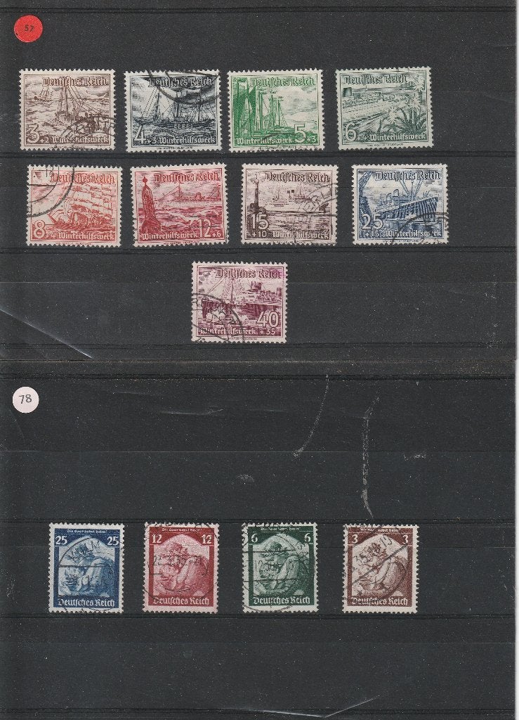 duitse rijk    postzegels, Ophalen of Verzenden, Duitse Keizerrijk, Gestempeld
