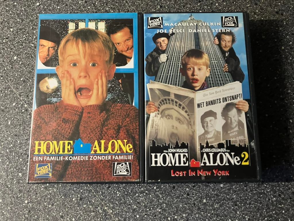Home Alone 1+2 - VHS, Cd's en Dvd's, VHS | Film, Zo goed als nieuw, Komedie, Alle leeftijden, Ophalen of Verzenden