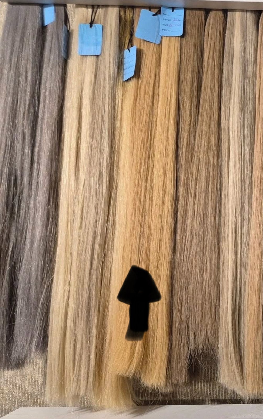 donkerblonde extensions van 50 cm lang en 100 gram, Ophalen, Nieuw, Pruik of Haarverlenging