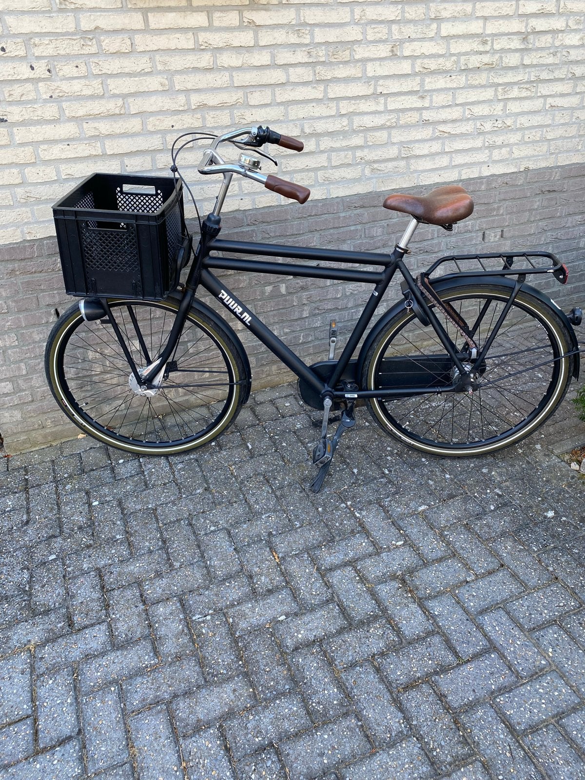 Gazelle Puur 28 inch jongensfiets met 7 versnellingen, Fietsen en Brommers, Fietsen | Jongens, Ophalen, Gebruikt, Trommelrem, Versnellingen