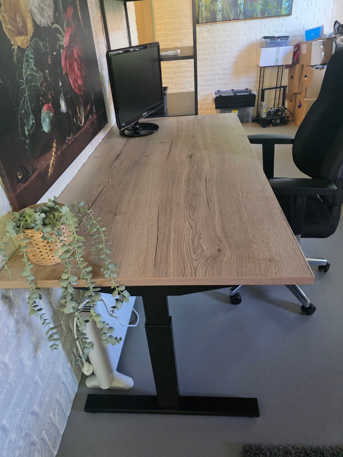 Bureau 160x80 cm - Ideaal voor Thuiswerk of Kantoor, Huis en Inrichting, Bureaus, Ophalen, Gebruikt