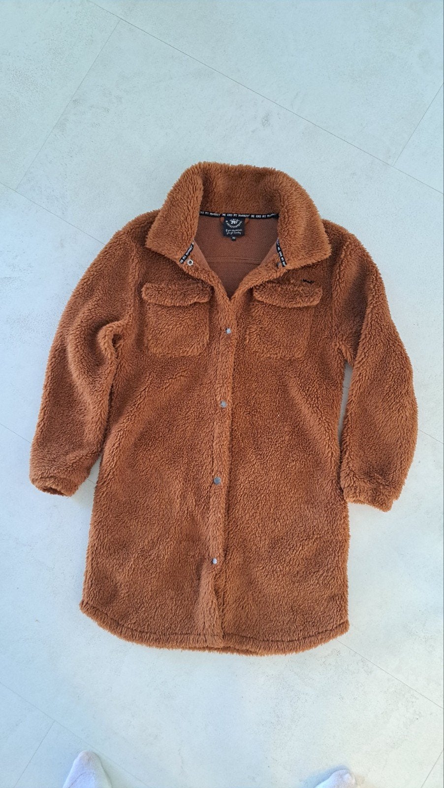 Heerlijk lang teddy vest van Bananas - Als Nieuw, Kinderen en Baby's, Ophalen of Verzenden, Zo goed als nieuw