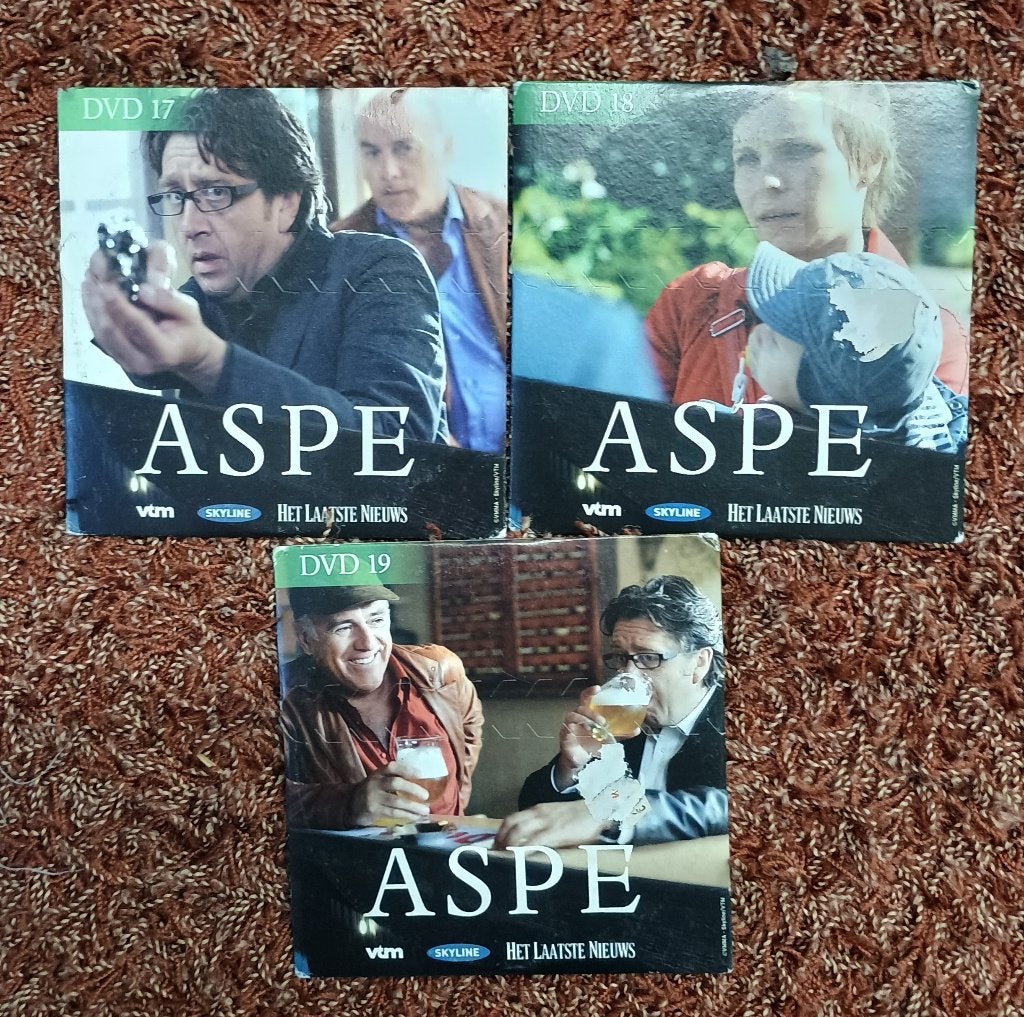 3 Aspe dvds, Cd's en Dvd's, Alle leeftijden, Ophalen of Verzenden, Zo goed als nieuw