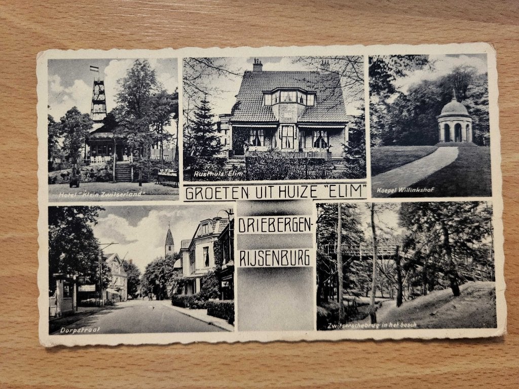ansicht Driebergen Rijsenburg Huize Elim, Verzamelen, Ansichtkaarten | Nederland, Ophalen of Verzenden, Voor 1920, Utrecht