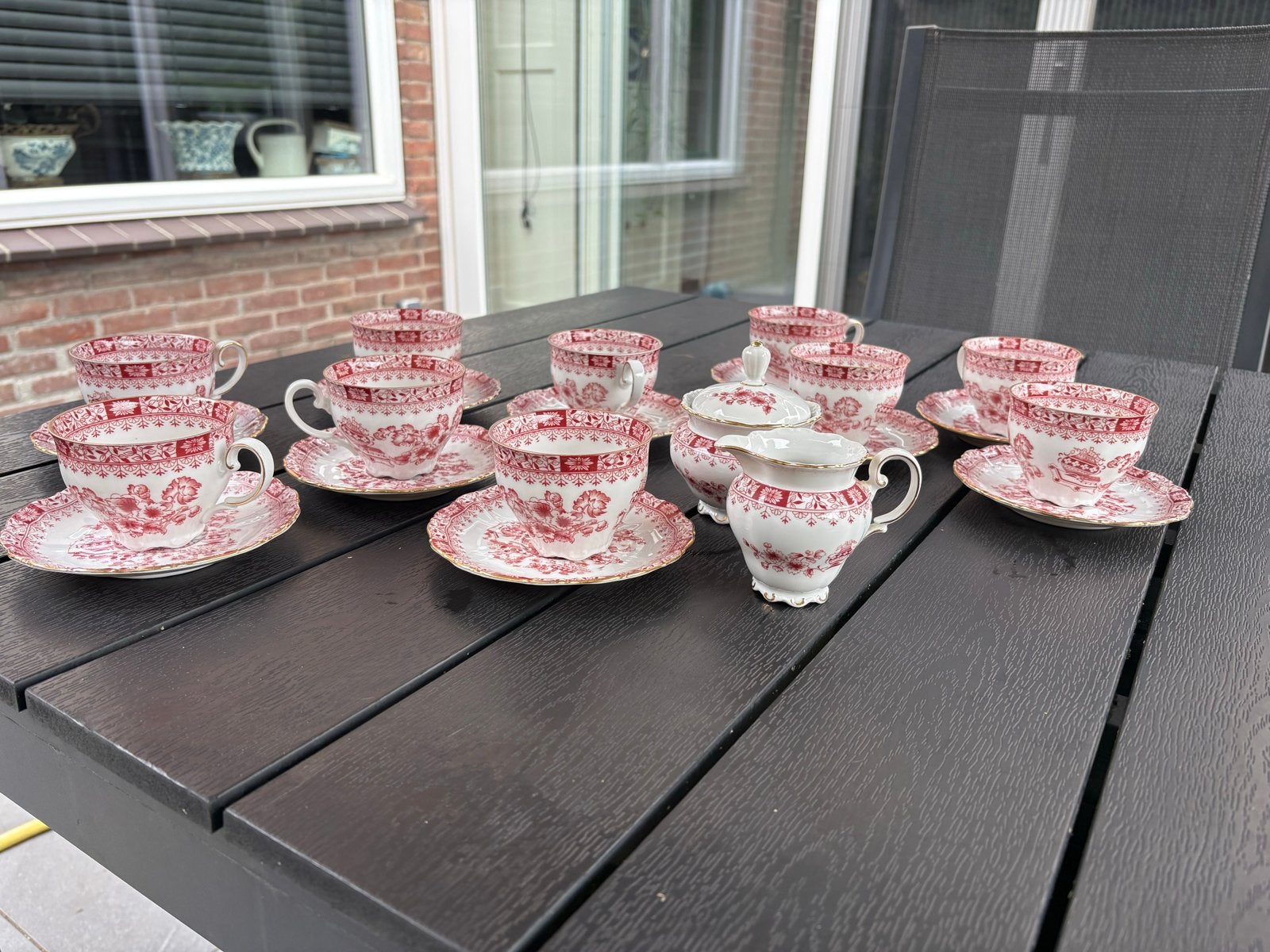 Vintage Seltmann Weiden Bavaria Theresia theeservies, Ophalen of Verzenden