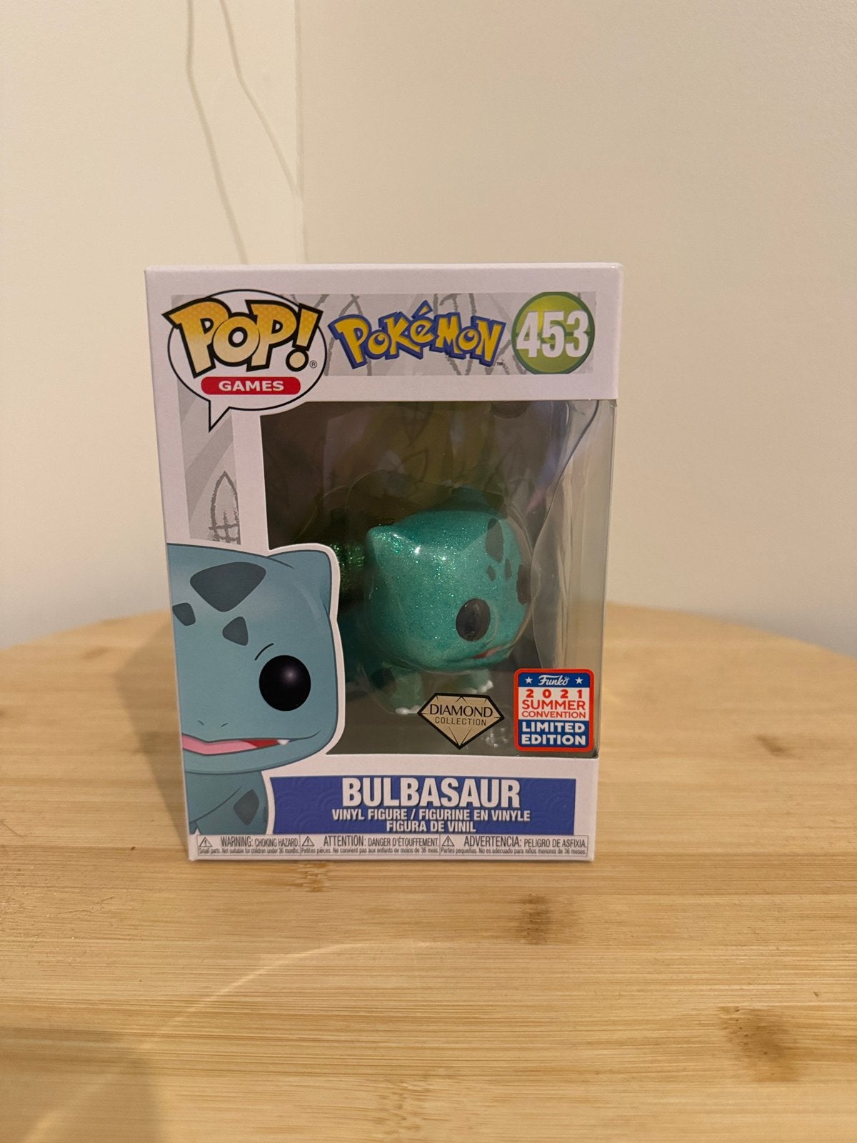 Funko Pop! Pokémon Bulbasaur Diamond Summer Convention 2021, Verzamelen, Ophalen of Verzenden, Zo goed als nieuw