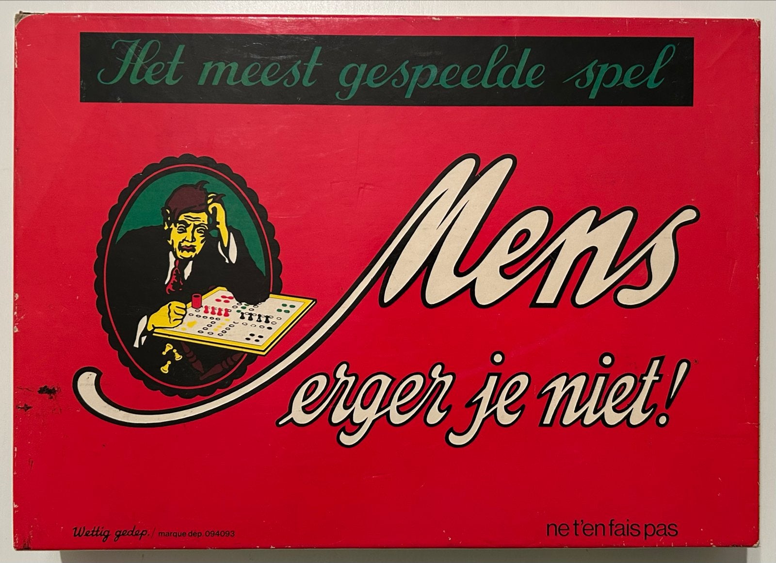 Mens erger je niet! van Papita - Compleet gezelschapsspel, Hobby en Vrije tijd, Een of twee spelers, Ophalen of Verzenden, Zo goed als nieuw