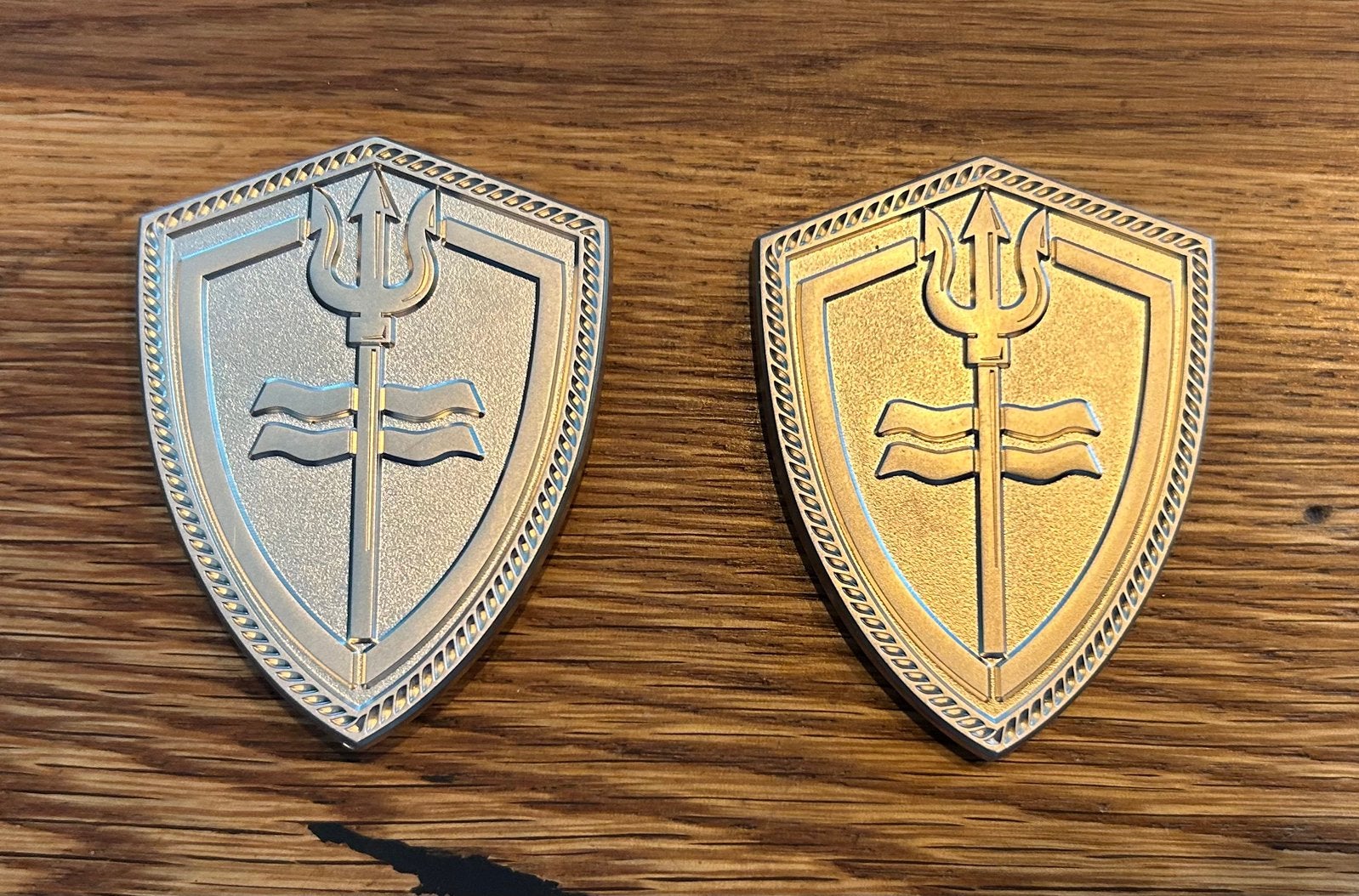 MARSOF coins mariniers, Verzamelen, Militaria | Algemeen, Ophalen of Verzenden, Marine, Nederland, Embleem of Badge
