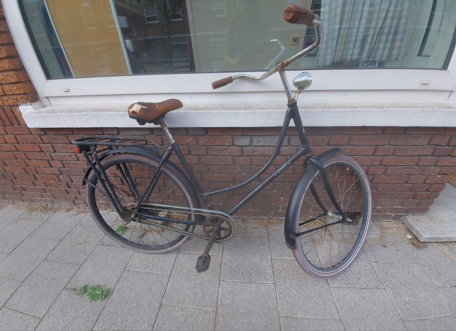 stadsfiets Londen altec zwart, Fietsen en Brommers, Ophalen, Terugtraprem, Altec London