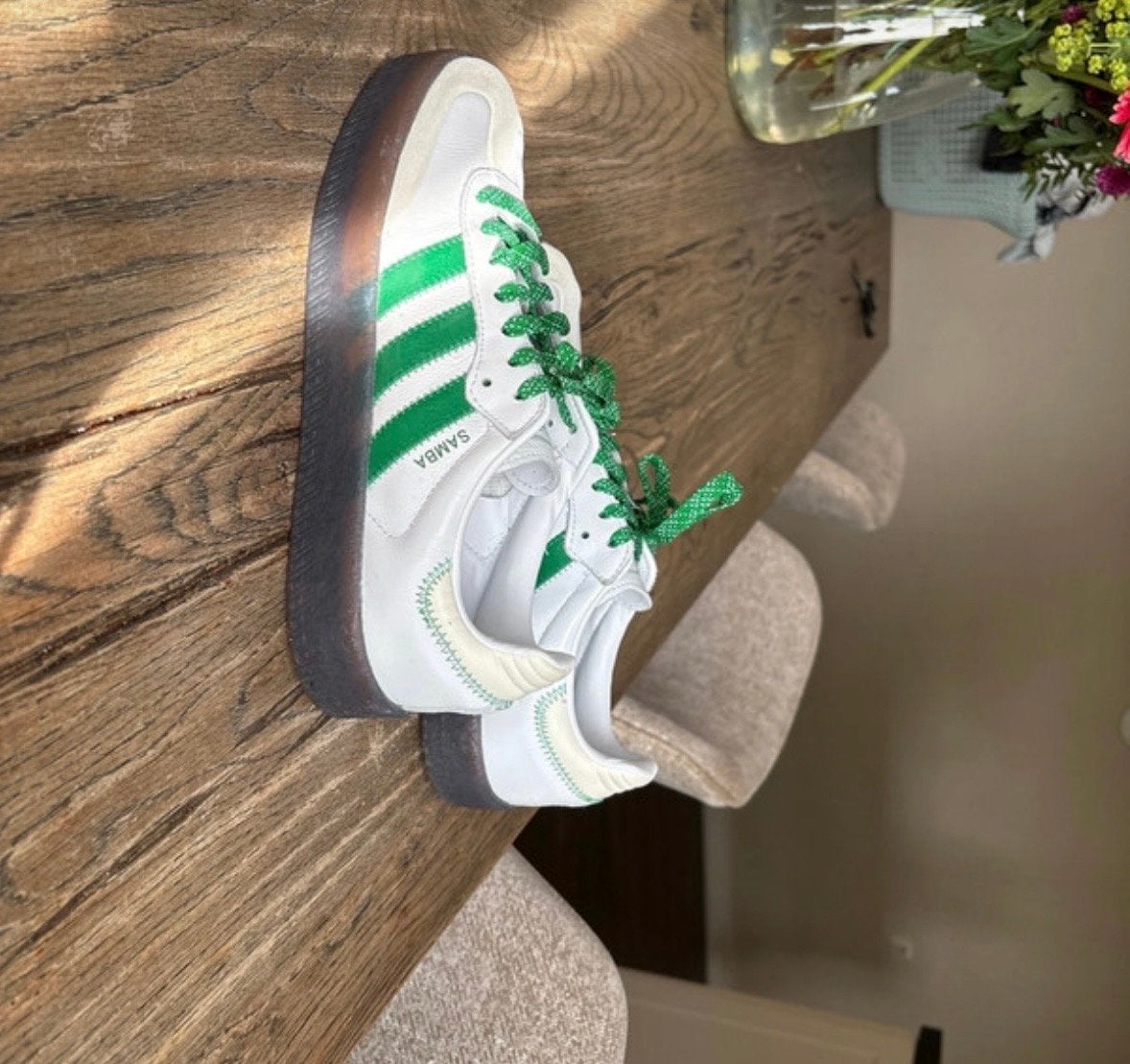 Adidas Samba sneakers - Maat 40 2/3, Kleding | Dames, Schoenen, Ophalen of Verzenden, Zo goed als nieuw, Wit, Sneakers of Gympen