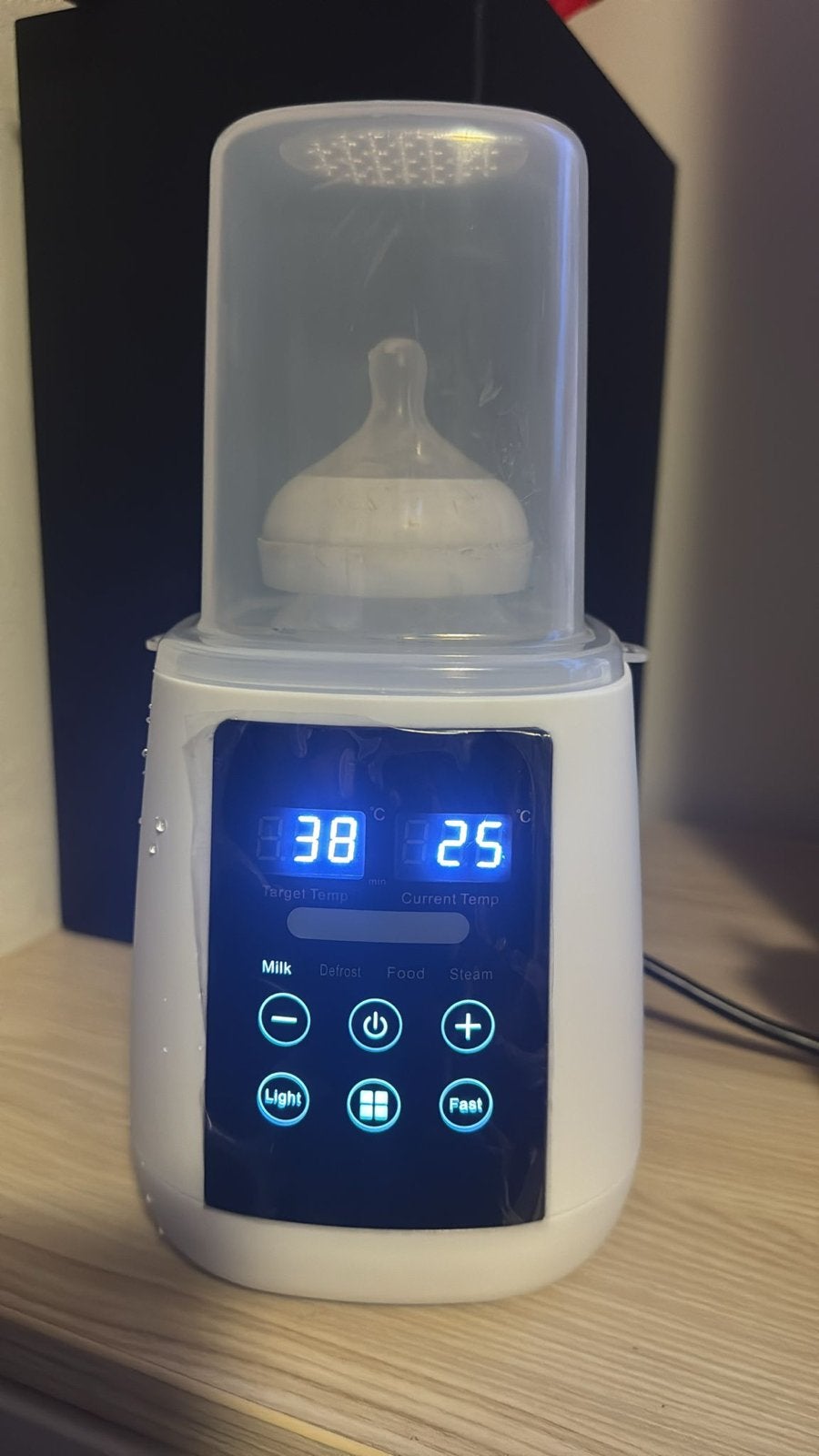 Melkfles opwarmer - Nieuw in doos (kleine partij), Nieuw, Ophalen of Verzenden, Ontdooifunctie, Flessen- of potjesverwarmer