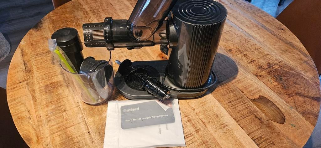 Timford Slowjuicer - Zo goed als nieuw, Witgoed en Apparatuur, Juicers, Ophalen, Zo goed als nieuw, Elektrisch, Slowjuicer