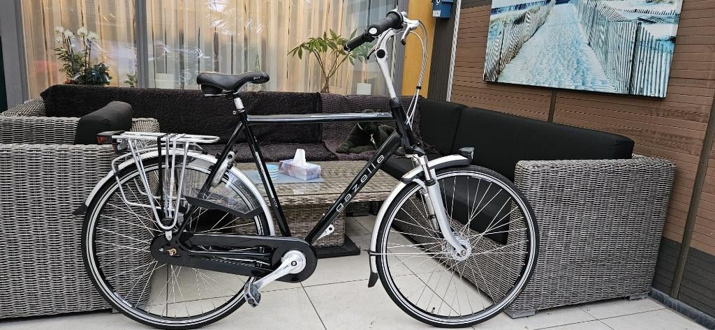 Gazelle Paris Plus Herenfiets, Ophalen, Versnellingen, Zo goed als nieuw, 61 tot 65 cm