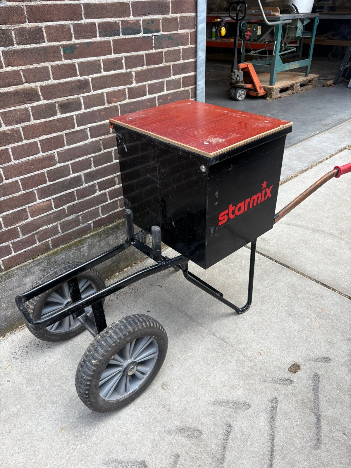 Kruiwagen voor Starmix stofzuiger en machines, Doe-het-zelf en Verbouw, Gereedschap | Zaagmachines, Ophalen, Zo goed als nieuw