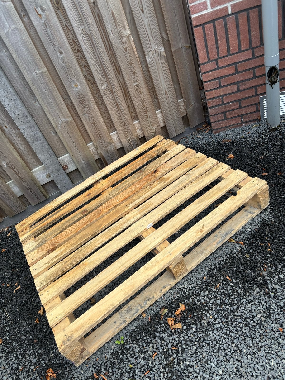 Houten Pallet - Ideaal voor tuinprojecten of decoratie, Ophalen, Gebruikt