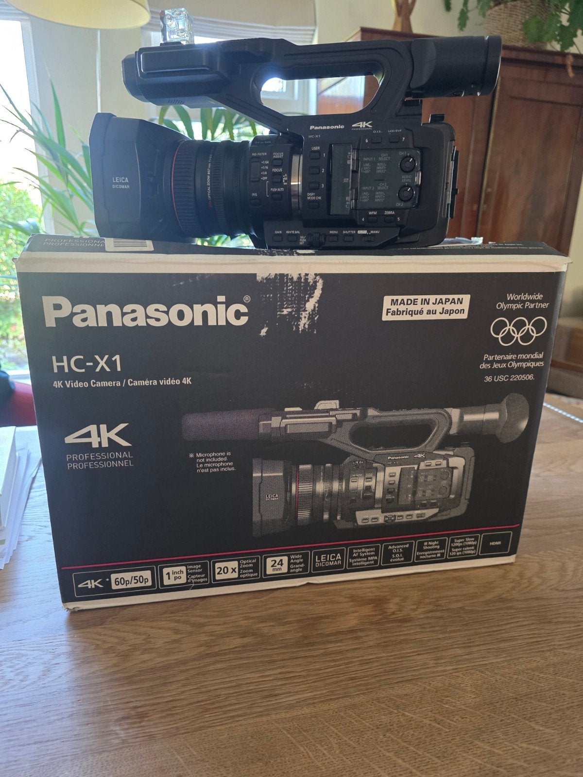 Panasonic HC-X1 4K Professionele Camcorder, Gebruikt, Panasonic, 20x of meer, Overige soorten