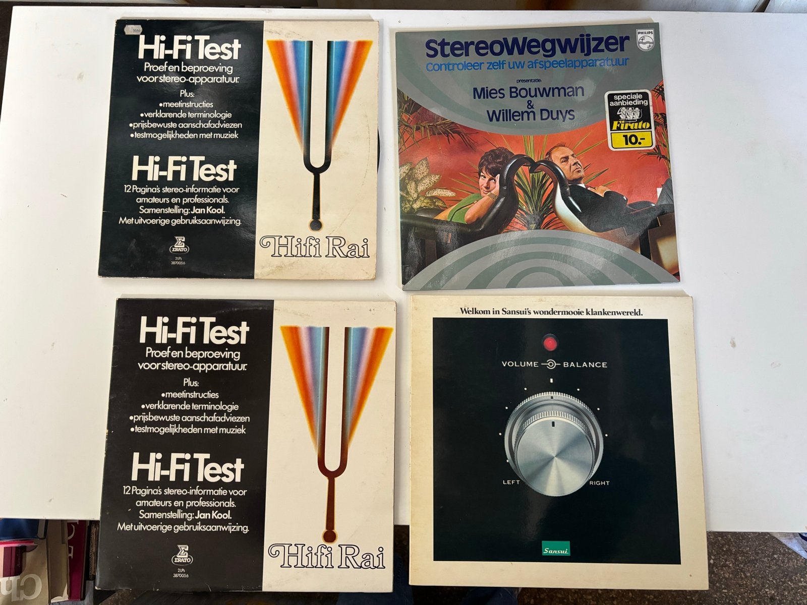 Vintage Hi-Fi Test & Stereowegwijzer LP's - Audio Testplaten, Ophalen of Verzenden, Gebruikt, Overige typen