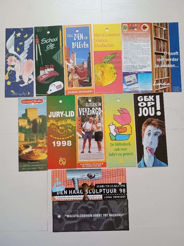 13 boekenleggers, bladwijzers, nieuw, Ophalen of Verzenden, Nieuw, Overige onderwerpen