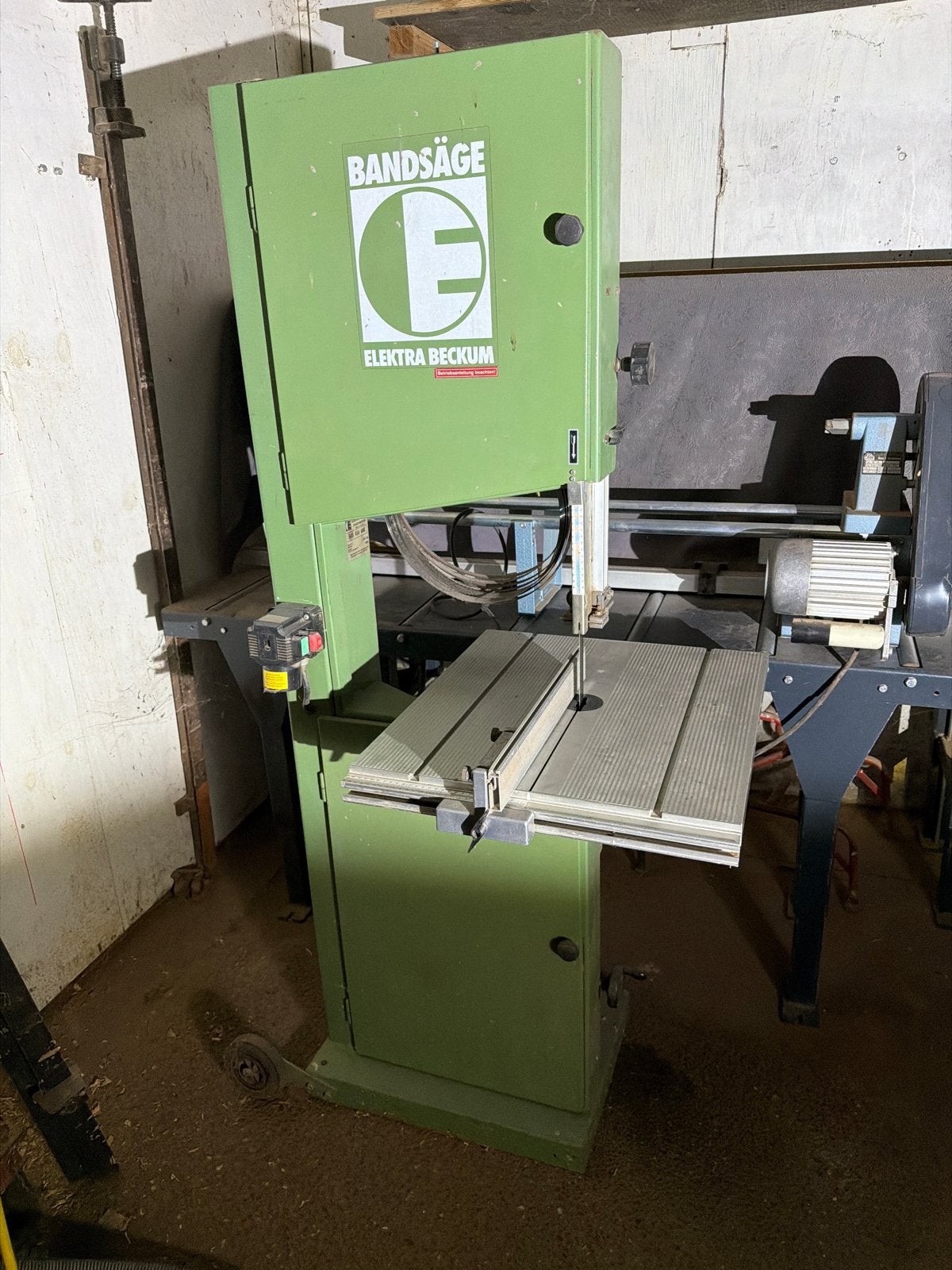 Elektra Beckum BAS 450 WNB lintzaag - 1992, Doe-het-zelf en Verbouw, Ophalen, Gebruikt, 70 mm of meer, Lintzaag