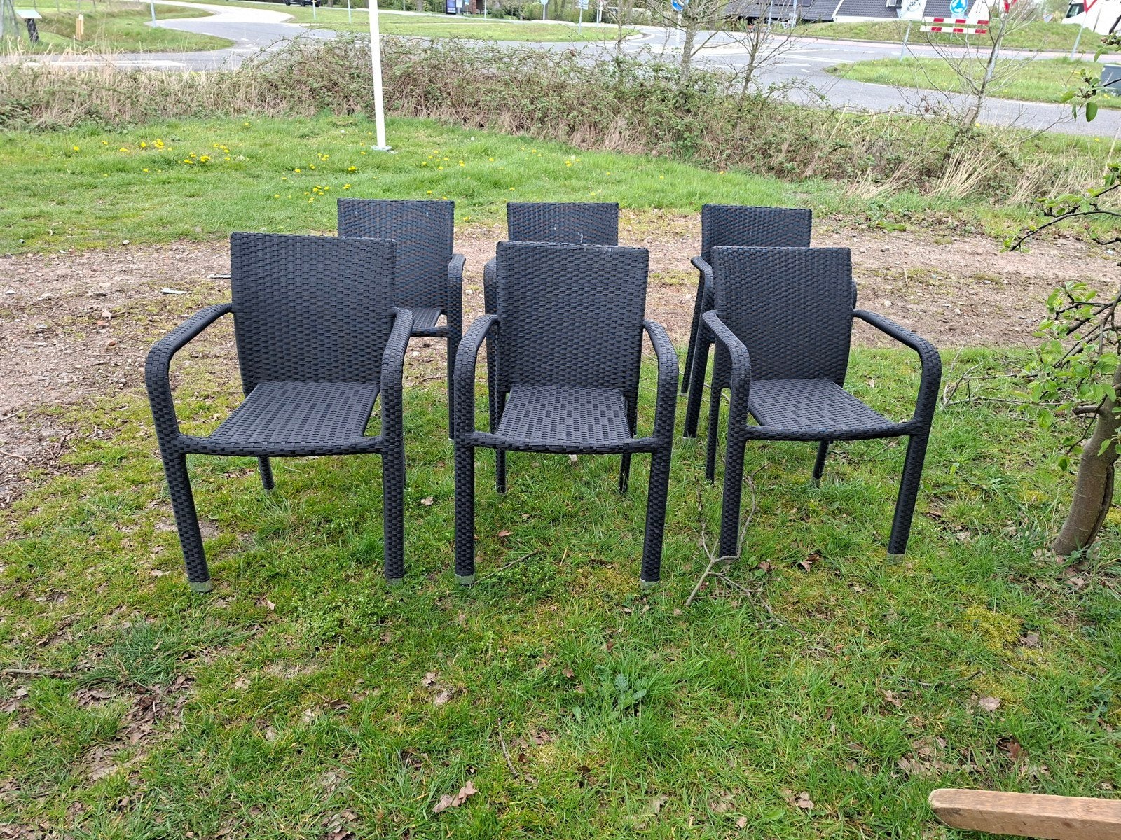 terrasstoelen horecakwaliteit, Ophalen, Gebruikt, Aluminium, Stapelbaar