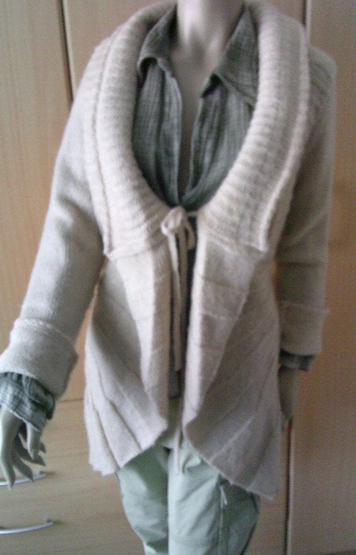VILA beige lang vest maat L, Verzenden, Beige, Vila, Maat 42/44 (L)