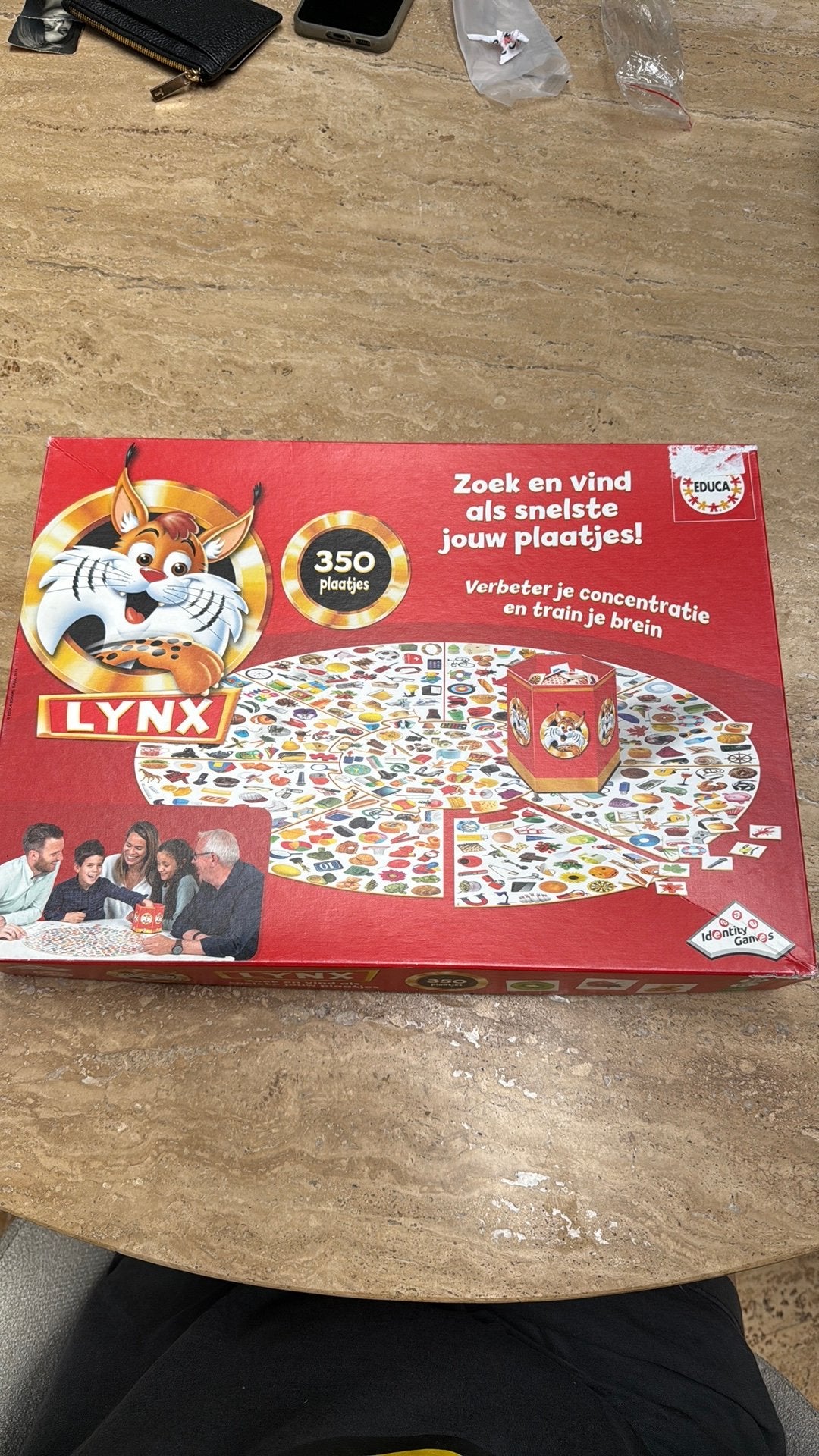 Lynx Zoek en Vind Bordspel - Verbeter je concentratie, Een of twee spelers, Ophalen of Verzenden, Gebruikt
