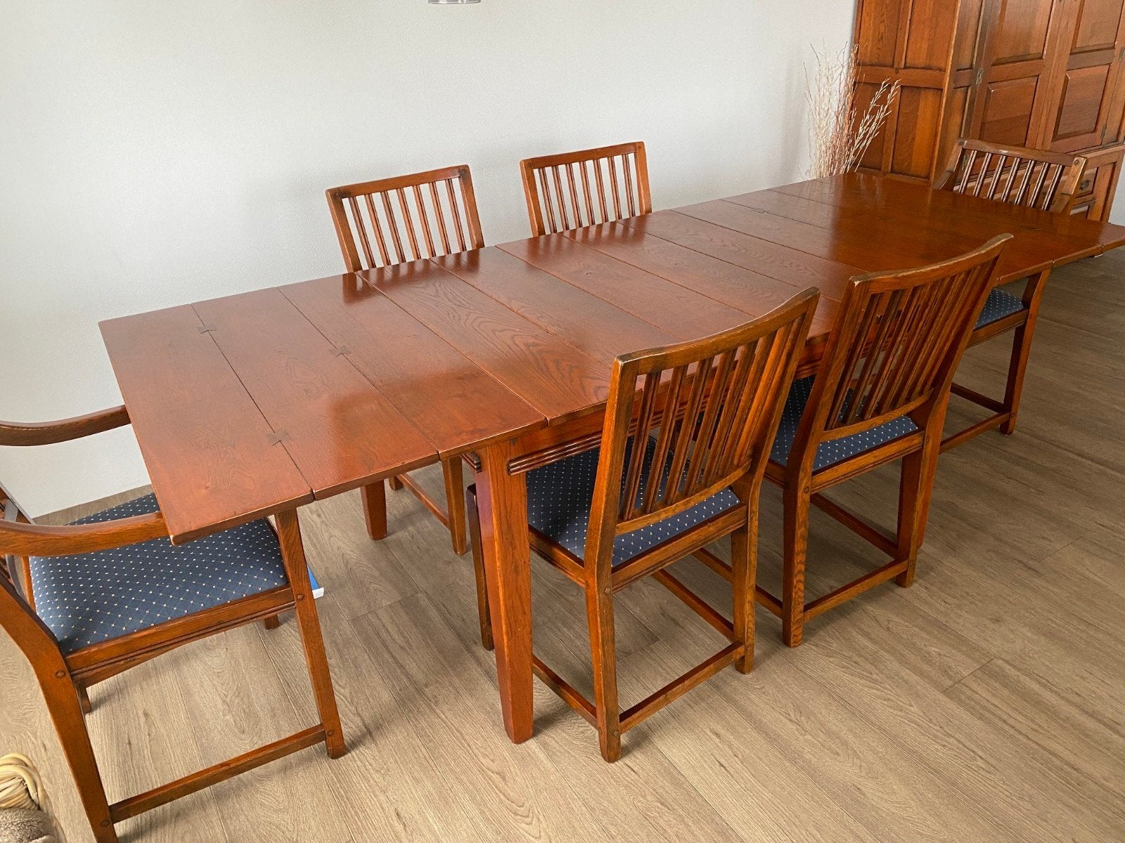 Schuitema Jugendstil Eetkamer Set - Tafel met 6 Stoelen, Ophalen