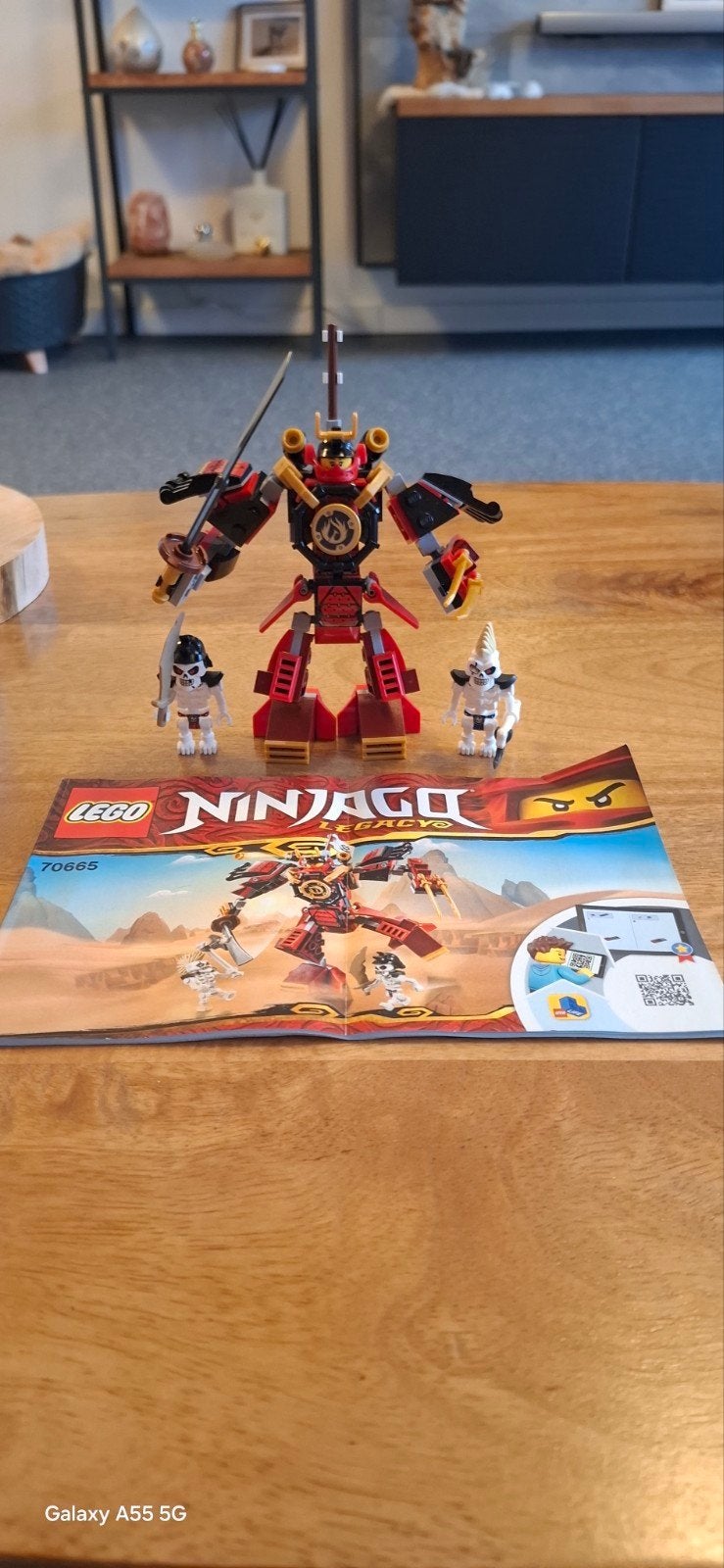Lego Ninjago set 70665 De Samura mech, Lego, Ophalen of Verzenden, Zo goed als nieuw, Compleet