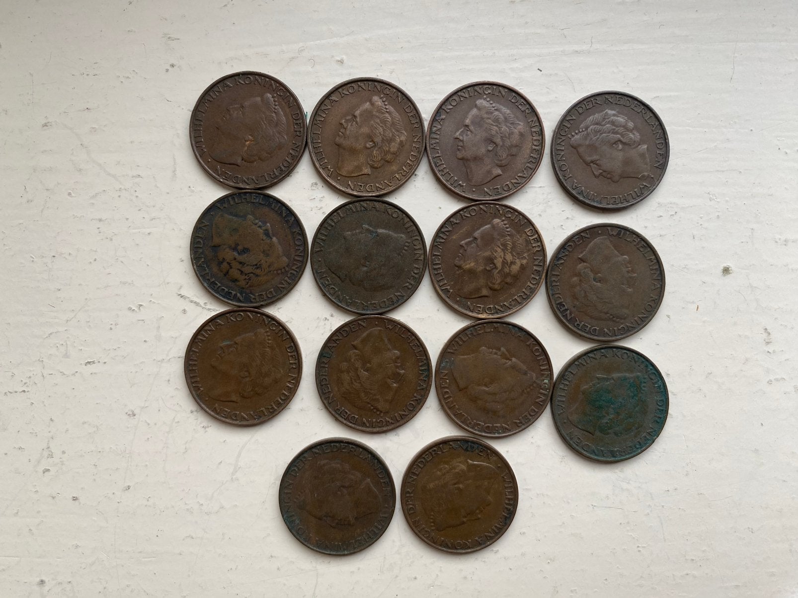 Wilhelmina 5 cent munten., Ophalen of Verzenden, Koningin Wilhelmina, 5 cent, Losse munt