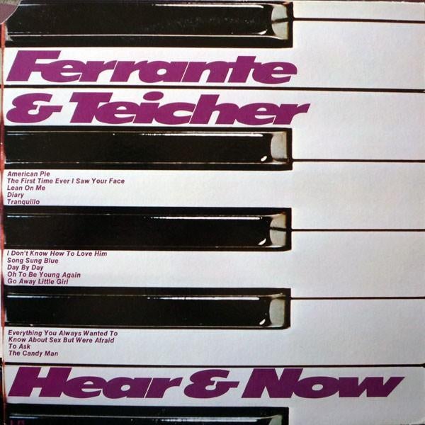 Ferrante & teicher ‎  hear and now  lp, Ophalen of Verzenden, Zo goed als nieuw, 12 inch